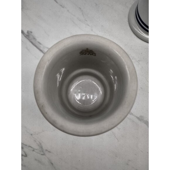 2 Vintage Dansk Blue Hurricane Lamp Votive Candle Holders Stripe No Globes *READ - Picture 10 of 11